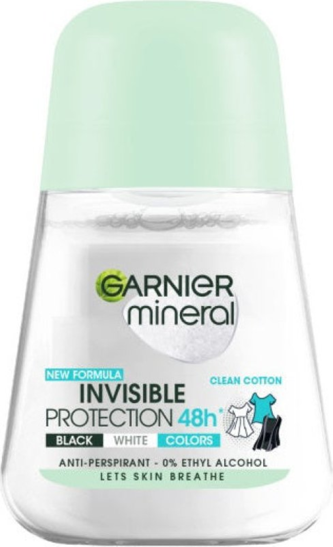 GARNIER ROLL ONN INVISIBLE CLEAN COTTON 50ML